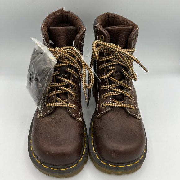 Dr. Martens Jessica 36/US 5‎ Dark brown supple leather NWOB Chunky vintage laced - Picture 5 of 14